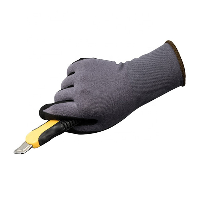 Sandy Nitrile Coated Work Gloves for Garden Builders