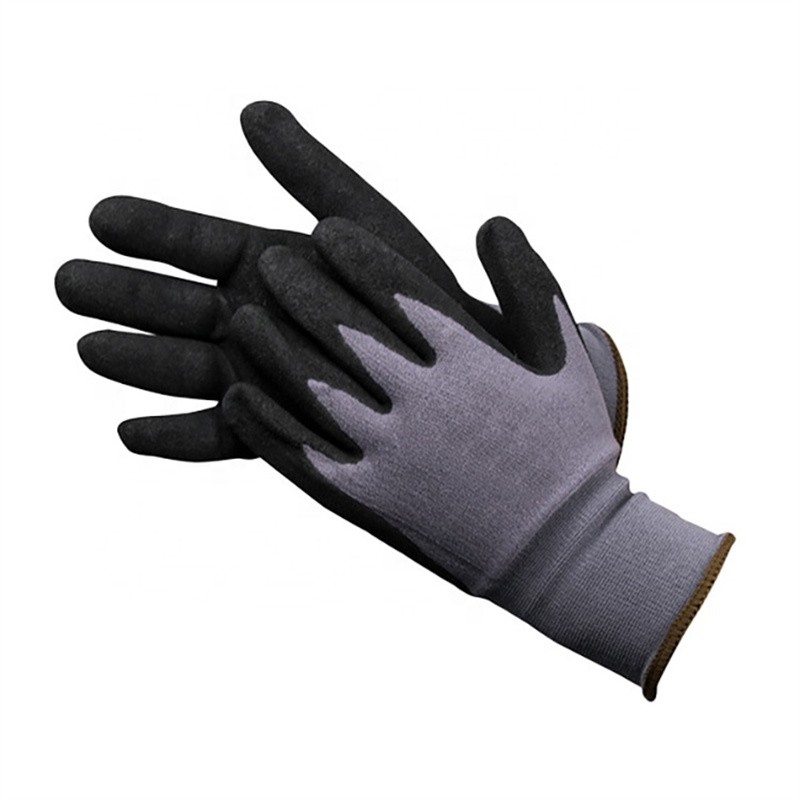 Sandy Nitrile Coated Work Gloves for Garden Builders