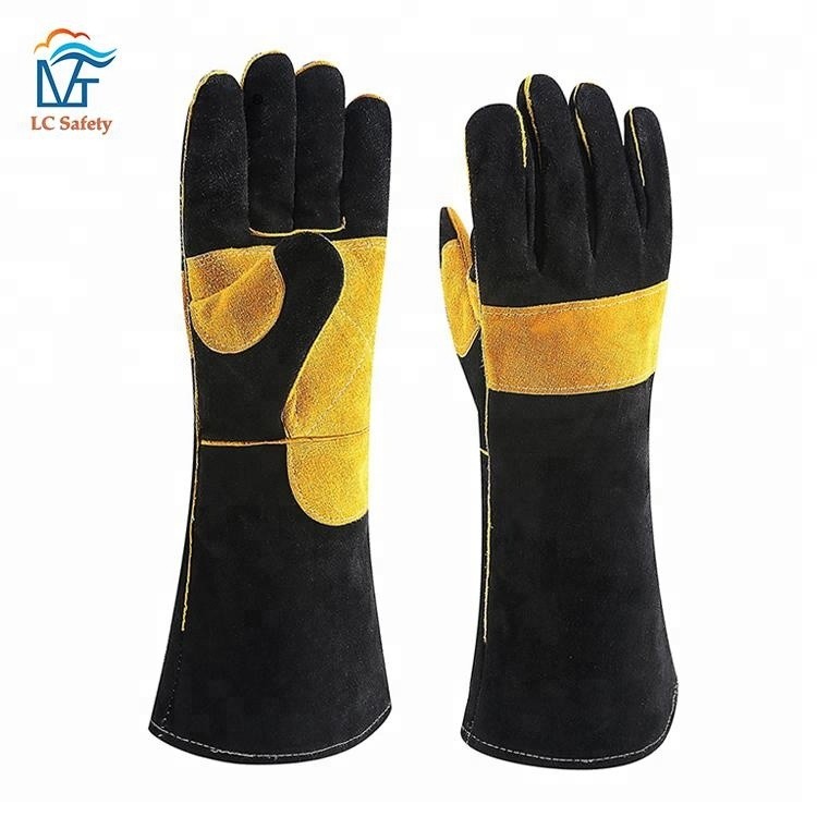 Yellow Black Pawiri Palm Chrome Yaulere Yachikopa Ntchito Yowotcherera Magolovesi