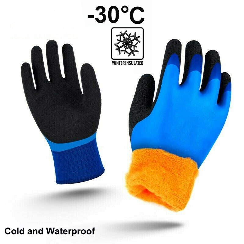-30stupňové rybárske rukavice odolné proti chladu, tepelné pracovné rukavice, nemrznúce, nízkoteplotné outdoorové športové rukavice